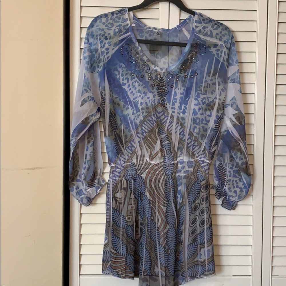 Daniel Benjamin Sheer Blouse